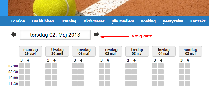Vælg dato